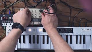 KORG Volca Keys  Keystep 37  NuTekt NTS1 – Aggressive Classical Work [upl. by Lenora]