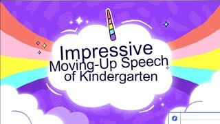 Impressive Kindergarten Speech  Liceo de Cagayan University [upl. by Esyak164]