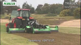 TRIFLEX Gang Flail Mower Verticut [upl. by Magan]