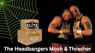 Unboxing Mosh amp Trasher The Headbangers SIGNED WWE Elite Two Pack [upl. by Carrel]