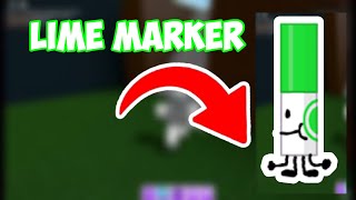 How to Get The “Lime Marker”  ROBLOX FIND THE MARKERS [upl. by Atiuqal]