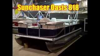 Sunchaser Oasis 818 Pontoon Boat [upl. by Isacco]