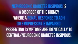 Nephrogenic Diabetes Insipidus Treatment [upl. by Irallih]