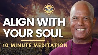 Michael Beckwith Discover What Your Soul Wants  10 Minute Guided Meditation [upl. by Aralk]