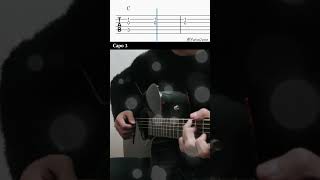 A Thousand Years  Christina Perri fingerstyleguitar tabs chords shorts [upl. by Yekcir]