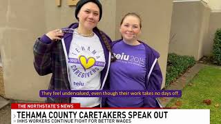 KRCR Tehama County caretakers once again plea Supervisors for higher wages [upl. by Amice150]