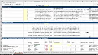 Cost of Capital Course 3  Entering Ticker Symbols and Retrieving Data [upl. by Alyce435]