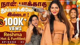 quotAuntyன்னு சொன்னா அறைஞ்சிடுவேன்quot  Reshma Pasupuleti Hot Shooting GamePart 1 Mirchi Pottu Thakku [upl. by Daht]