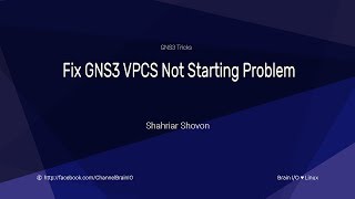 Linux Fix GNS3 VPCS Not Starting Problem 2017 [upl. by Raphael]