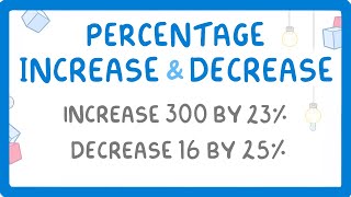 GCSE Maths  Percentage Increase and Decrease Multiplier Method 93 [upl. by Schwerin]