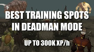 Deadman Mode  Best Training Spots Fastest xp 300k xph SAFE  Runescape 2007 [upl. by Yeneffit802]