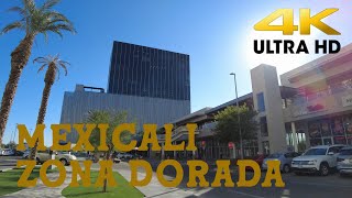 Mexicali Zona Dorada  Calzada Cetys 2023  Walking Tour 4k [upl. by Onabru]