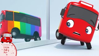 Buster Changes Color  Red Buster  Bus Cartoon  Fun Kids Cartoon Video [upl. by Yecaw]