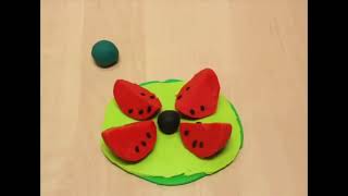 Turkish Watermelon song in clay stop motion [upl. by Amelita342]