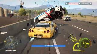 Destrozando Coches de Policia 🆚 quotNissan Skykine GTquot Need For Speed Unbound [upl. by Weinstock]