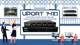 quotTransform Your Interface with Moxa UPort 1410 Plug and Play Serial Port Expansionquot [upl. by Onitsirc]