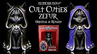 Nemesis Now ® Cult Cuties ™ Zefur  okkulte Katze  schwarze Magie  Original amp Repaint [upl. by Bourn]