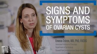 Signs and Symptoms of Ovarian Cysts [upl. by Aihpled]