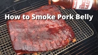 Smoked Pork Belly Recipe  How To Smoke Pork Belly Bacon Uncured [upl. by Otsuj]