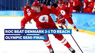 ROC 🆚 Denmark 🏒 Highlights  Mens Ice Hockey Beijing 2022 [upl. by Bentley]