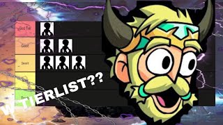 The BEST Updated 2024 Brawlhalla Legend Tier List March 2024 [upl. by Anyrb245]