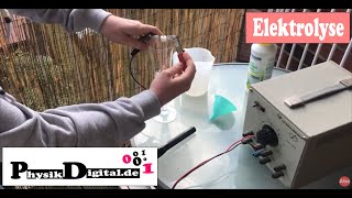 Elektrolyse Wasserstoff aus Wasser gewinnen [upl. by Hsiwhem]