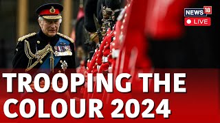 UK Trooping The Colour 2024 LIVE  King Charles Iii Leads The Annual Trooping The Colour Event N18L [upl. by Ydak]