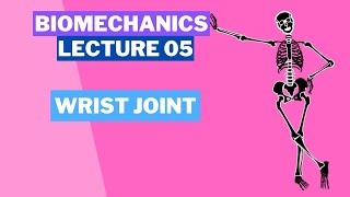 BIOMECHANICS LECTURE 05  WRIST JOINT  ENG amp HINDI [upl. by Lemhar]