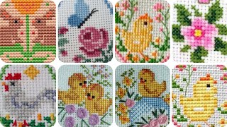 Cross Stitch embroidery clothing patterns ideas for beginners [upl. by Eirroc]