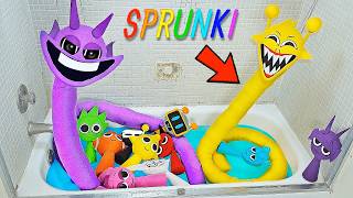 SPRUNKI Evil Simon amp Evil Durple Bath Party INCREDIBOX SPRUNKI [upl. by Ibbison]