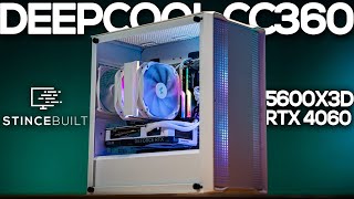 Deepcool CC360 Budget PC Build 5600X3D  RTX 4060 [upl. by Sewole851]