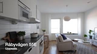 Råbyvägen 55 E  1a · 29m2  Gränby  Via Notar mäklare Uppsala [upl. by Anirtek]