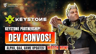 Keystone Foundation Partnership with Champions Ascension  QnA VoD July 1st [upl. by Anaiviv112]