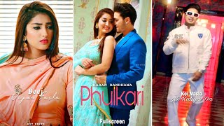 Karan Randhawa  Phulkari 💏 Romantic Punjabi Song  Fullscreen Status  Latest Punjabi Song 2020 [upl. by Chui874]