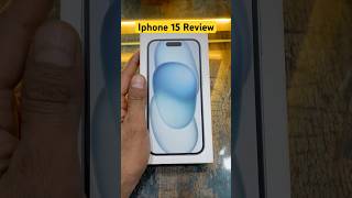 Iphone 15 Review  Iphone  shorts iphone15 unboxing [upl. by Leonhard]