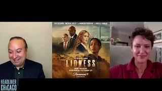 Jill Wagner interview on season 2 of Lioness w Nicole Kidman amp Zoe Saldana and stunts amp storylines [upl. by Sou]