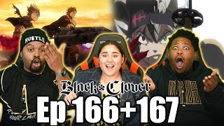 Asta and YamiThe Greatest Team Black Clover Episode 166 167 Reaction [upl. by Cece]