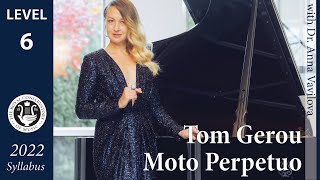 Moto Perpetuo by T Gerou  RCM Gr6 Etude [upl. by Kilbride]