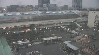 ＜LIVE配信＞新潟駅前ライブカメラ リニューアル工事が進む新潟駅（新潟市中央区） [upl. by Natanoj]