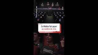 Ce théâtre fait payer au nombre de rires [upl. by Coopersmith192]