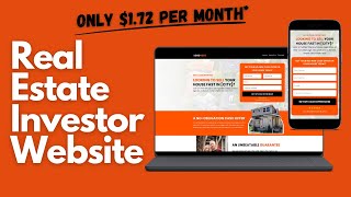 Real Estate Investor Website  Free Template amp Hosting [upl. by Elbag]