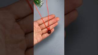 how to make Carnelian necklaceshortsfeed necklace shorts handmade carnelian [upl. by Lladnarc]