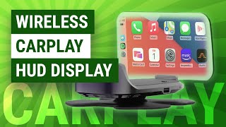 Unichip Universal Wireless Apple CarPlay Heads Up Display HUD Review  CarPlay Life [upl. by Hinckley]