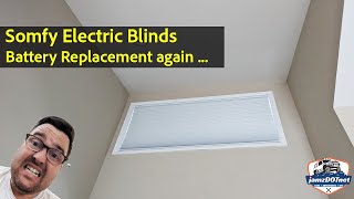 Somfy Electric Blinds battery replacement [upl. by Cira133]