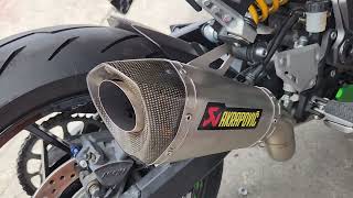 Kawasaki Z900 SE Akrapovic Exhaust [upl. by Razal]