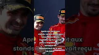 Charles Leclerc remonté contre Carloz Sainz  la tension monte chez Ferrari [upl. by Schiro]