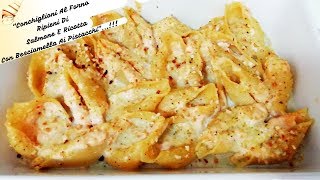 quotConchiglioni Al Forno Ripieni Di Salmone E Ricotta Con Besciamella Al Pistacchioquot [upl. by Yhtomot]