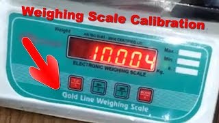 Gold Line Weighing Scale Calibration  30 kg weighing scale calibration [upl. by Marisa]