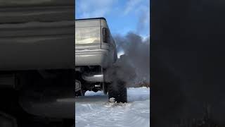 2nd gen dodge ram Cummins 2500 with straight pipe cold start [upl. by Odetta236]