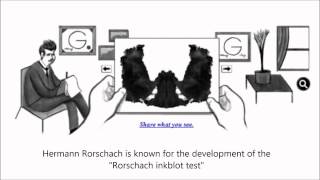 Hermann Rorschach Google Doodle [upl. by Arleta]